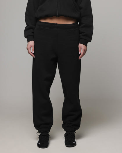 American Thrift Women's Cuffed Trackpants Black