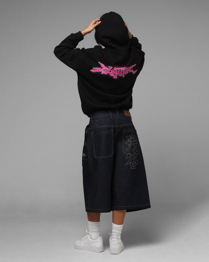 Loiter Cyber Logo Hoodie Black