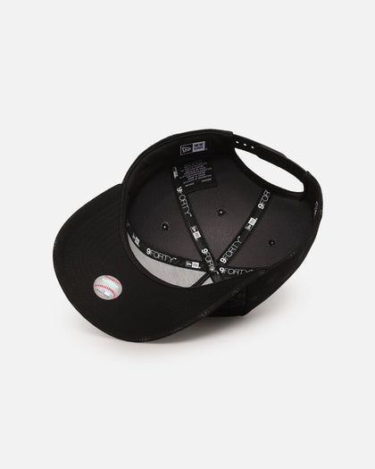 New Era New York Yankees 'Tonal Paisley' 9FORTY A-Frame Snapback Black