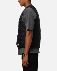Carre Quilted Vest Black