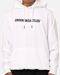 Crooks & Castles Deep Kern Hoodie White