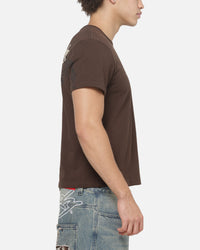 Ed Hardy Wake Up T-Shirt Chocolate