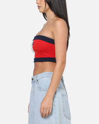 Tommy Jeans Women's TJW RWB Badge Tube Top White/Multi
