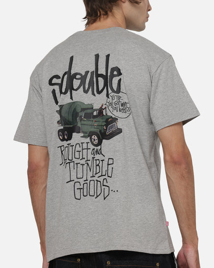 S Double Rough And Tumble T-Shirt Grey Heather