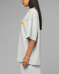 Loiter Hybrid Premium T-Shirt Grey Marle