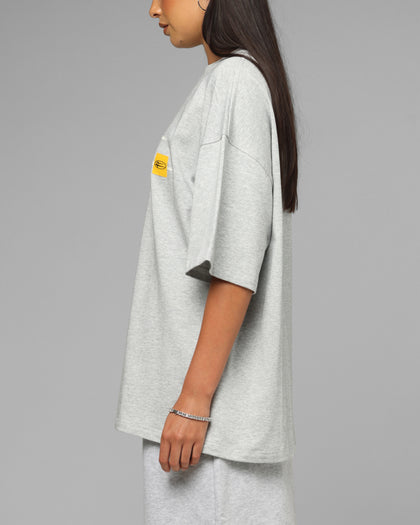 Loiter Hybrid Premium T-Shirt Grey Marle
