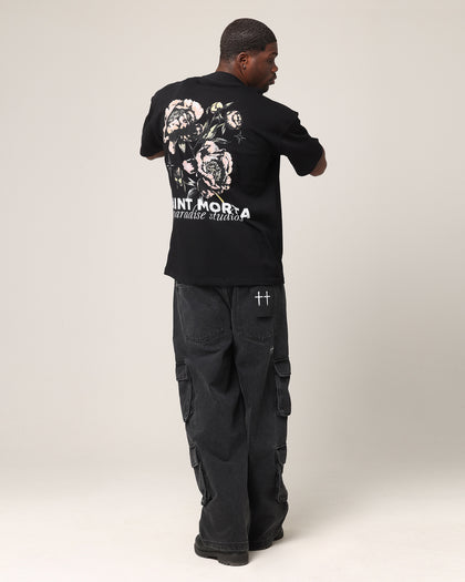 Saint Morta Wildflower T-Shirt Black