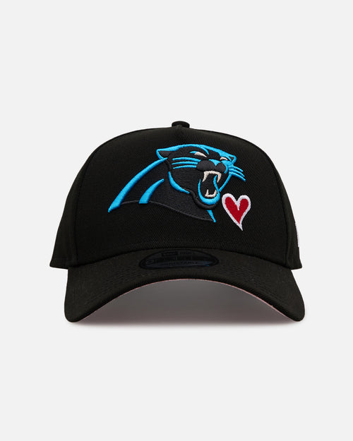 New Era Carolina Panthers 'Team Color Hearts' 9FORTY A-Frame Snapback Official Team Color