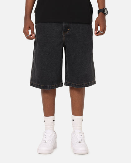 X-Large Baggy Bull Denim 91 Shorts Washed Black