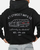 Key Street Low Standards Hoodie Black Acidwash
