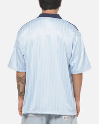 Adidas Collared Goalie Jersey T-Shirt Light Blue