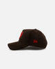 New Era Washington Nationals 'Walnut Cord' 9FORTY A-Frame Corduroy Snapback Walnut
