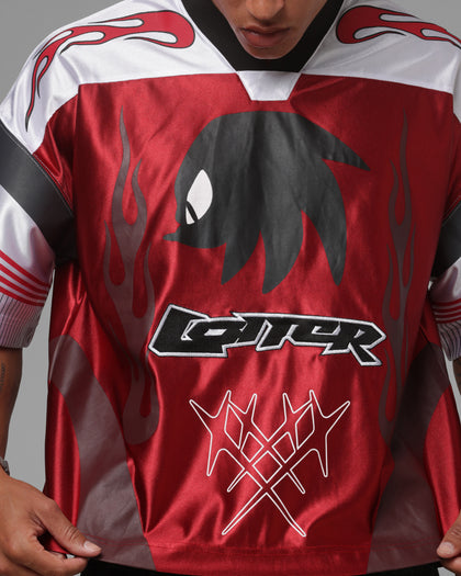 Loiter x Sonic Knuckles Jersey Red/White