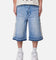 MNML Ultra Baggy Bone Denim Shorts Blue