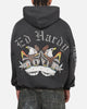 Ed Hardy Chrome Hoodie Washed Black