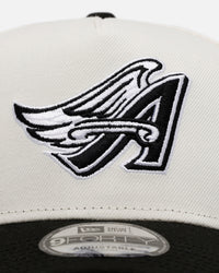 New Era Los Angeles Angels 'Chrome Black' 9FORTY A-Frame Snapback Chrome/Black