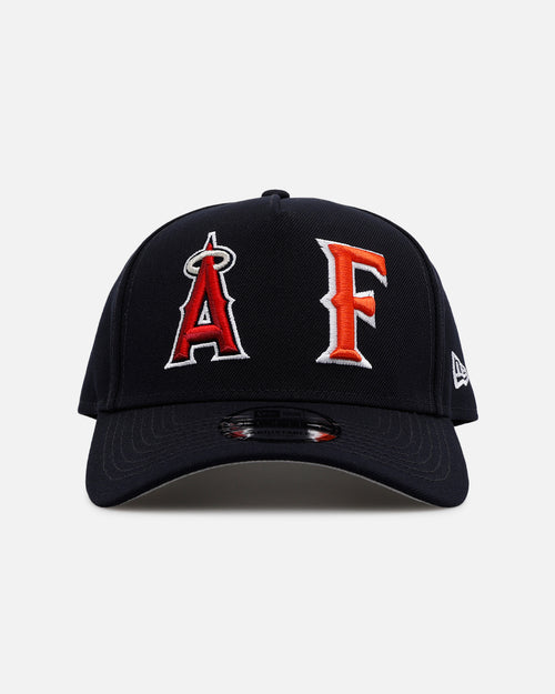 New Era Los Angeles Angels 'MLB & NCAA Dual Logo' 9FORTY A-Frame Snapback Navy