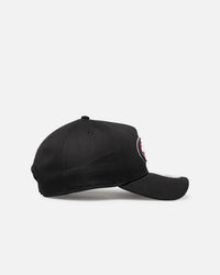 New Era San Francisco 49ers 'Upside Down Logo' 9FORTY A-Frame Snapback Black/Official Team Color