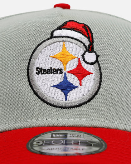 New Era Pittsburgh Steelers 'All I Want For Christmas' 9FORTY A-Frame Snapback Green/Red