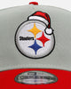 New Era Pittsburgh Steelers 'All I Want For Christmas' 9FORTY A-Frame Snapback Green/Red