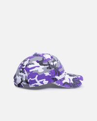 New Era New York Yankees 'Frayed Washed Camo' 9TWENTY Strapback Purple