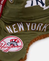 New Era X Alpha Industries New York Yankees 59FITY Dog Ear Fitted Olive