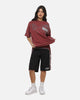 Worship Catharsis Box Crop T-Shirt Port Wine