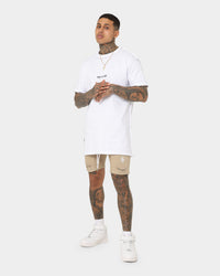 Saint Morta Annex Denim Shorts Stone