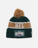 New Era Melbourne NFL Event Knitted Beanie Dark Green