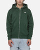 Nike Club BB Full-Zip Hoodie Forest Green