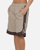 Carre Script Boardshorts Brown
