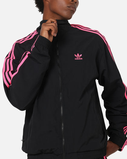 Adidas Firebird Track Jacket Black/Lucid Pink