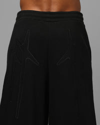 Loiter Silicone Ultra Wide Sweatpants Black
