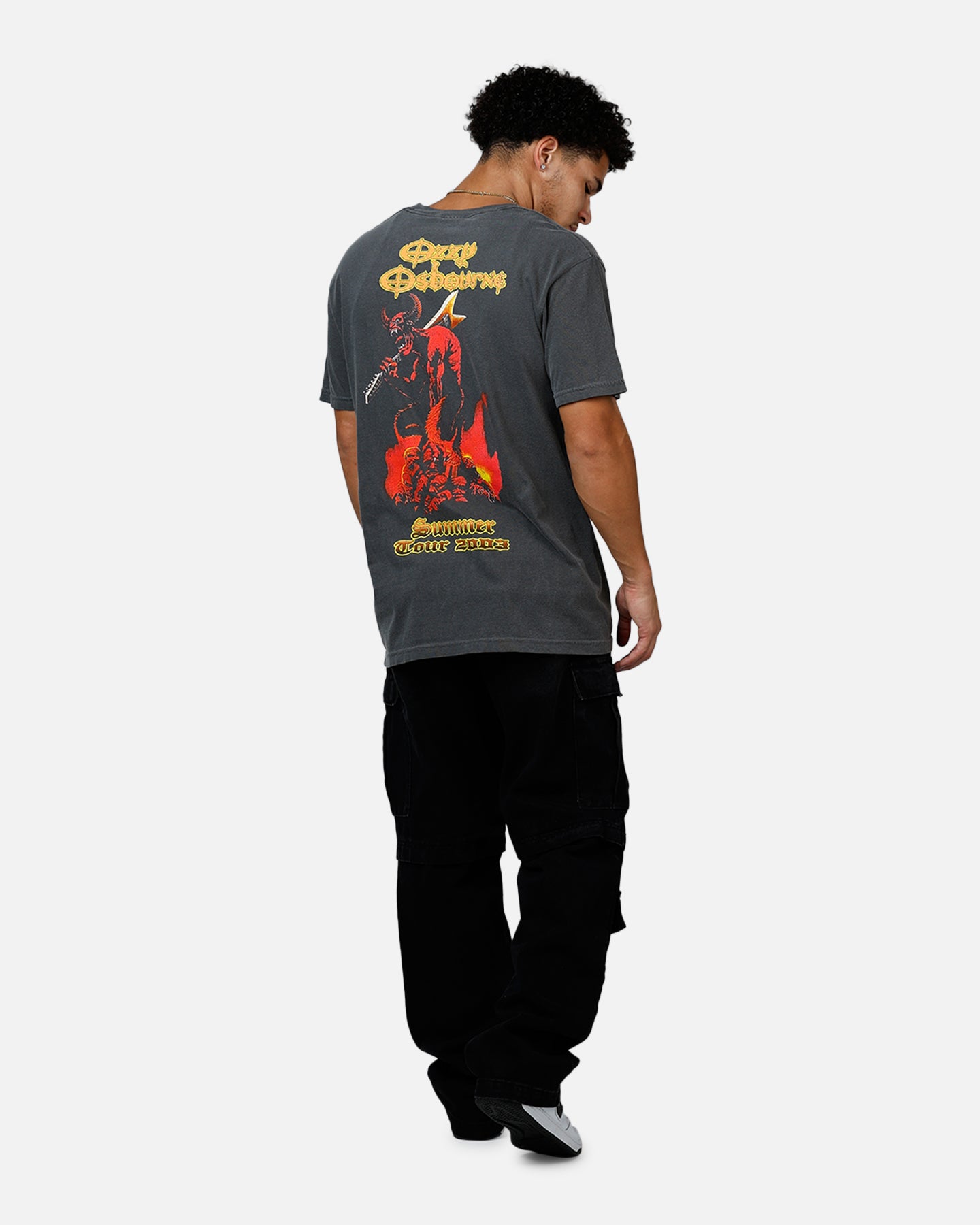 【for ☆ よとぽん ☆様】オーダー品 Global Merchandising Ozzy Osbourne 2003 Ozzfest T-Shirt Washed