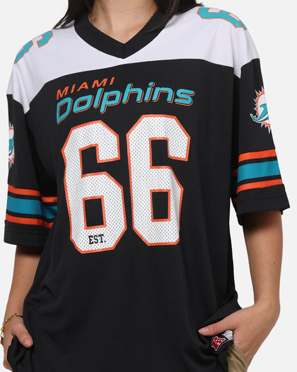 Majestic Athletic Miami Dolphins Glenver Mesh Oversized T-Shirt Black