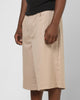Carre Heritage Pleated Shorts Tan