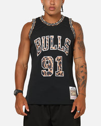 Mitchell & Ness Chicago Bulls Dennis Rodman 'Leopard' Swing Jersey Black/Leopard
