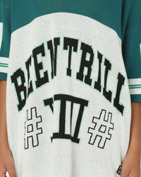 BEENTRILL Numerals Football Jersey Cream/Green