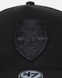 47 Brand Arsenal MVP DT Snapback Black/Black
