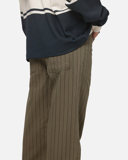 Carre Solace Jeans Green Pinstripe