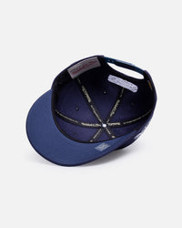 Mitchell & Ness Los Angeles Lakers 'Black Letter' Legacy Low Profile Snapback Indigo