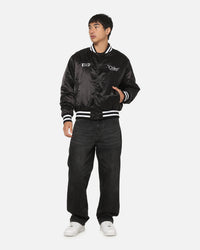 Carre Carré X Coca Cola Batter Up Stadium Jacket Black
