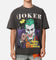 73Studio X DC Batman The Joker Vote For Me Heavyweight T-Shirt Black Wash