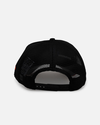 New Era Baltimore Orioles 'Washed Truckers' 9FORTY A-Frame Trucker Snapback Official Team Color