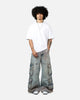 MNML Dune Double Cargo Denim Pants Blue/Red