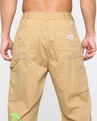 X-Large Daisy Double Knee Work Pants Khaki