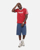Adidas Drop Needle Pinstripe Jersey Red