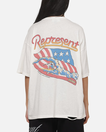 Represent Beach Boys Americas Band T-Shirt Flat White