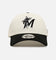 New Era Miami Marlins 'Easy Chrome Black' 9FORTY A-Frame Snapback Chrome/Black