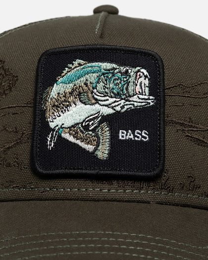 Goorin Bros Badlands Bass Snapback Olive